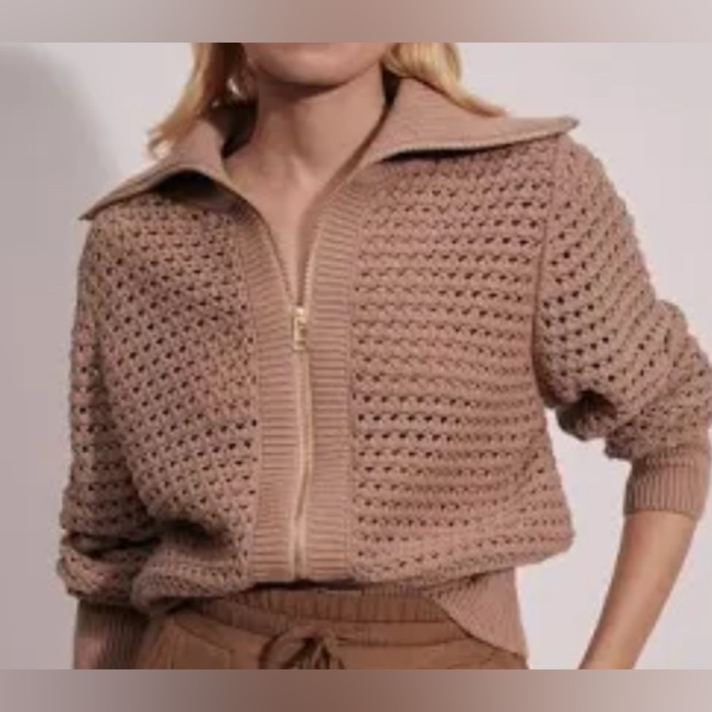Varley Eloise sweater zip size small